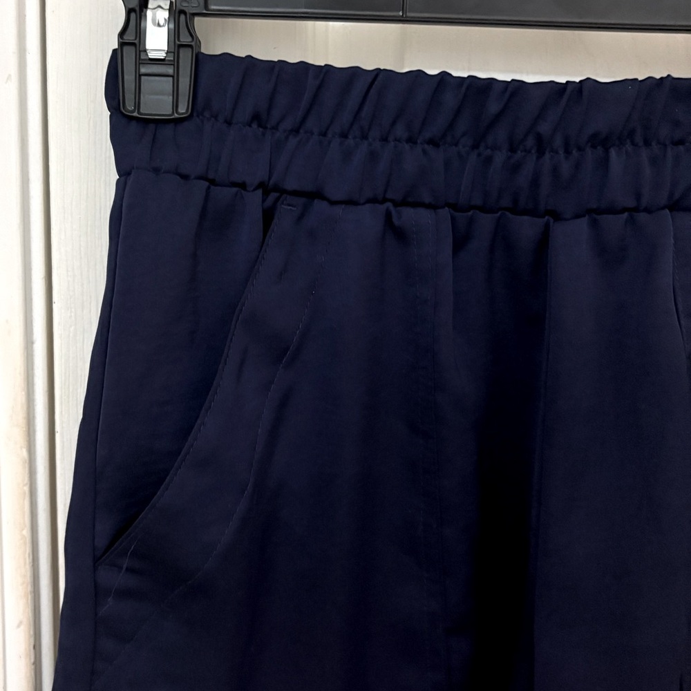 BOGO!! A New Day Pull-On Satin Shorts in Navy - Picture 4 of 9